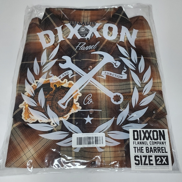 DIXXON FLANNEL - BARREL Flannel Shirt - Men's 2XL - Picture 4 of 11